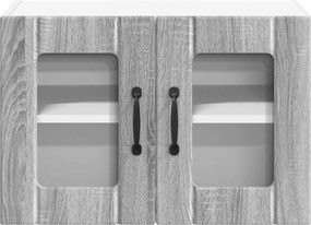 vidaXL Ραφιέρα τοίχου LUCCA Γκρι Sonoma 60 x 31 x 40 εκ
