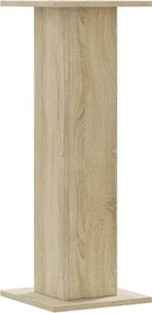 vidaXL Βάσεις Ηχείων 2 Τεμ. Sonoma Δρυς 30x30x80εκ. Επεξεργασμένο Ξύλο