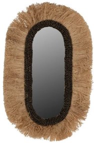 ΚΑΘΡΕΠΤΗΣ ΤΟΙΧΟΥ ΟΒΑΛ ΑΠΟ ΙΝΕΣ ΣΙΖΑΛ ΣΕ ΧΡΩΜΑ ΦΥΣΙΚΟ ΜΑΥΡΟ 55x4x90Yεκ.HM7745