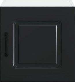 vidaXL Πάνελ πλυντηρίου πιάτων Kalmar 2 pcs Μαύρο Επεξεργασμένο Ξύλο