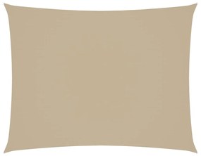 vidaXL Πανί Σκίασης Ορθογώνιο Μπεζ 2,5 x 3,5 μ. από Ύφασμα Oxford