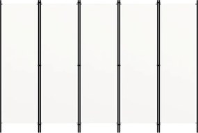 vidaXL Διαχωριστικό Δωματίου με 5 Πάνελ Λευκό 250 x 180 εκ.