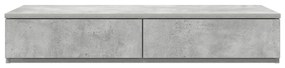 vidaXL Συρτάρια Κρεβατιού Γκρι Τσιμεντένιο 75x36,5x16,5 εκ. Κατασκευασμένο από Ξύλο