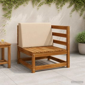 vidaXL Μαξιλάρι πλάτης SOEST 100% Πολυεστέρας Κρεμ 60 x 20 x 40 cm