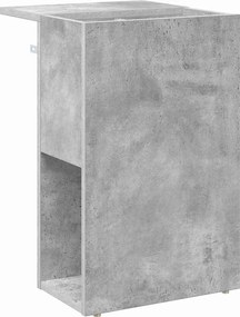 vidaXL End Table Σκυρόδεμα Γκρι 35 x 40 x 55 εκ. Επεξεργασμένο Ξύλο