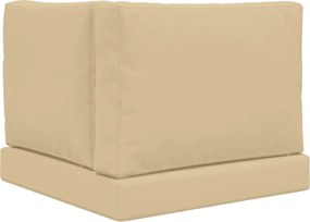 vidaXL Μαξιλάρι Καναπέ Εξωτερικού Χώρου 3 pcs Μπεζ Πολυεστέρας