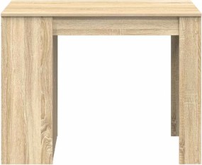 vidaXL Γραφείο με συρτάρι και ράφι Δρυς sonoma 102x62x77,5 cm