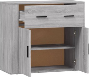 vidaXL Ντουλάπι Γκρι Sonoma 80x33x70 εκ. από Επεξεργασμένο Ξύλο