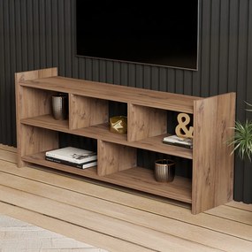 Έπιπλο τηλεόρασης Kapri pakoworld σε sonoma απόχρωση 120x28x55εκ (1 τεμάχια)