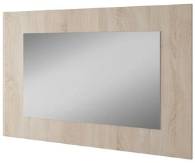 SERENA Καθρέπτης Τοίχου με Light Artwood/White Ξύλινο Πλαίσιο 117x90cm