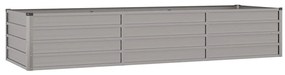 vidaXL Ζαρντινιέρα Σκουριασμένο 240x80x45 εκ. Ατσάλι Σκληρυθέν Αέρα