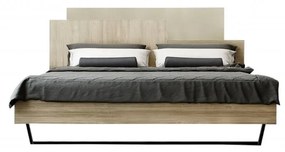SB-00561 Κρεβάτι "ΜΟΡΦΕΑΣ" Διπλό σε χρώμα δρυς-εκρού 160x200
   , 1 Τεμάχιο
