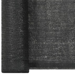 vidaXL Δίχτυ Σκίασης Μαύρο 1,5 x 50 μ. από HDPE 150 γρ./μ²