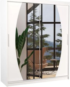 Ντουλάπα Marlo 180 συρόμενη-Leuko