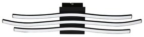 Φωτιστικό Οροφής-Πλαφονιέρα Led Roncade 1 99321 3000K Black Eglo Aluminium, Plastic