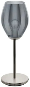 Φωτιστικό Επιτραπέζιο 39568 Estanys E27/1 Nickel-Clear Eglo Μέταλλο,Γυαλί