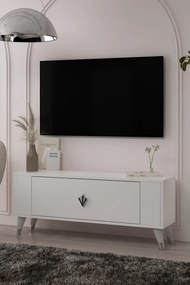 Stewehome Μοντέρνο έπιπλο τηλεόρασης με ντουλάπι 120x26x48 cm