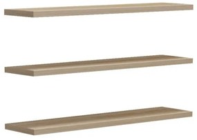 Ραφιέρα τοίχου Divar Pakoworld σε sonoma απόχρωση 60x14.5x1.8εκ 230-000052-230-000052-Καφέ 230-000052
