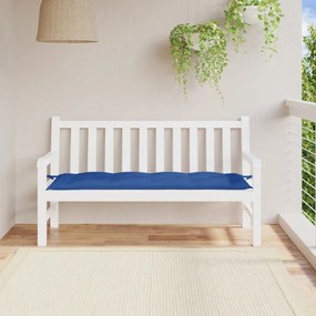vidaXL Μαξιλάρι Πάγκου Κήπου Μπλε 150x50x7 εκ. Ύφασμα Oxford