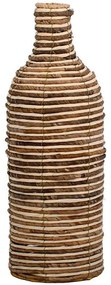 Βάζο 374-225-586 20x20x60cm Brown-Beige Ψάθα