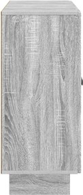 vidaXL Πλαϊνό γραφείο Γκρι Sonoma 89 x 34,5 x 80 εκ Επεξεργασμένο Ξύλο