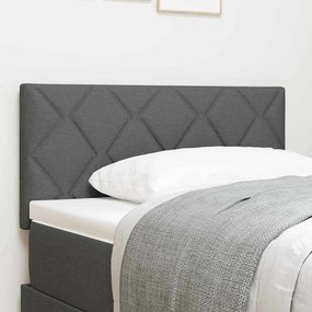 vidaXL Υφασμάτινο Κεφαλάρι Geometric Σκούρο Γκρι 90 cm ύφασμα