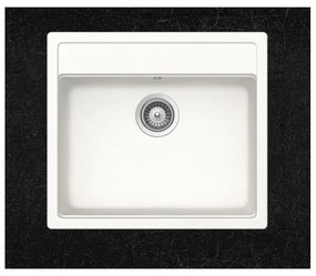 Schock Cristalite Manhattan 30060 Ένθετος Νεροχύτης 57x51cm Superwhite