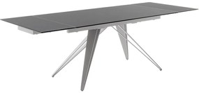 Bali Καρεκλα Relax Μαύρη + Υποπόδιο 83x86x102 cm