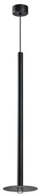 Κρεμαστό Φωτιστικό Οροφής LED 6W 3000K Μαύρο Charisma 4290800 Viokef-4290800-Μαύρο 4290800