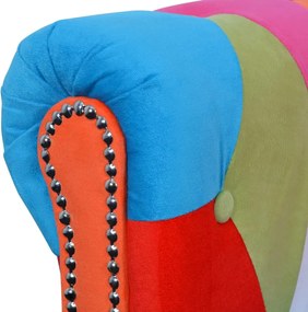 vidaXL Καναπές Διθέσιος Chesterfield Υφασμάτινος