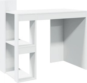 vidaXL Γραφείο Λευκό 103,5x56,5x94 εκ. από Επεξεργασμένο Ξύλο