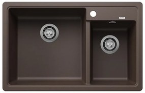 Blanco Legra 8 Coffee SILGRANIT® PuraDur® Γρανιτένιος Ένθετος Νεροχύτης 78x50cm