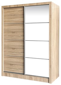 Ντουλάπα ArteLibre TIRIL Φυσικό Μοριοσανίδα 180x60x200cm-14370127