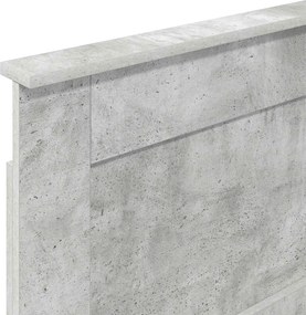 vidaXL Κεφαλάρι με κεφαλάρι Σκυρόδεμα Γκρι 75 cm Επεξεργασμένο ξύλο