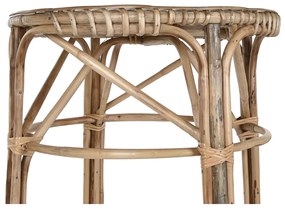 Βοηθητικό Τραπέζι Home ESPRIT Φυσικό 59 X 59 X 108 cm