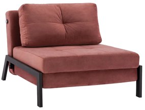 Πολυθρόνα - Κρεβάτι CONSTANCE C3078.12 Βελούδο Σάπιο Μήλο 95x92x66Υ εκ. 95x92x66 εκ.