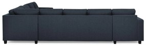 Γωνιακός Καναπές Scandinavian Choice C160, Μπλε, Μαύρο, 345x285x86cm, Πόδια: Πλαστική ύλη | Epipla1.gr