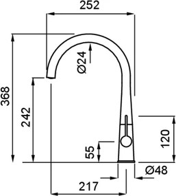 Elleci Athena - Μπαταρία Κουζίνας - Nero