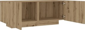 vidaXL Κομοδίνο τεχνίτης Δρυς 100x35x40 εκ. από Επεξεργασμένο Ξύλο