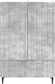 vidaXL Πλαϊνό γραφείο Γκρι Σκυροδέματος 66 x 34,5 x 97 εκ.
