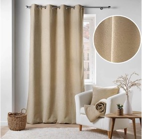 Κουρτίνα Wooly Douceur d'intérieur - 140x240cm - Μπεζ