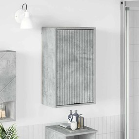 vidaXL Ντουλάπι Μπάνιου Σκυρόδεμα Γκρι 39 x 23,5 x 65 εκ.