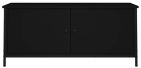 vidaXL Έπιπλο Τηλεόρασης με Πόρτες Μαύρο 102x35x45 εκ. Επεξεργ. Ξύλο