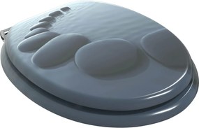 vidaXL Λεκάνη Γκρι 44 x 38 εκ. Πίνακας MDF