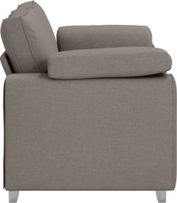 vidaXL Διθέσιος καναπές Taupe 160 cm ύφασμα