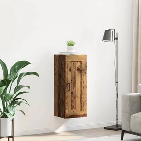 vidaXL Επιτοίχιο ντουλάπι Παλιό Ξύλο 34,5 x 34 x 90 εκ.