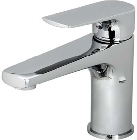 Μπαταρία Νιπτήρος America Como 33-1516 Με Κλικ Chrome Gloria Metal