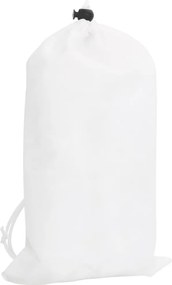 vidaXL Δίχτυ Σκίασης Παραλλαγής Λευκό 525x205 εκ. με Σάκο Αποθήκευσης