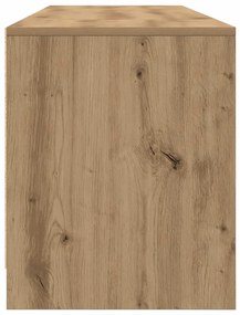 Έπιπλο Τηλεόρασης Δρυς τεχνίτης 188,5x41x50 εκ. Επεξ. Ξύλο - Καφέ