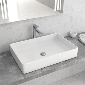 KARAG LT2174 Νιπτήρας Επικαθήμενος Λευκό Πορσελάνη